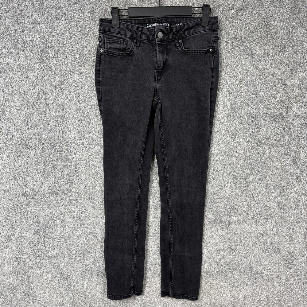 Calvin Klein Ultimate Skinny Jeans 28x28 Designer Indie Sleaze Streetwear Y2K